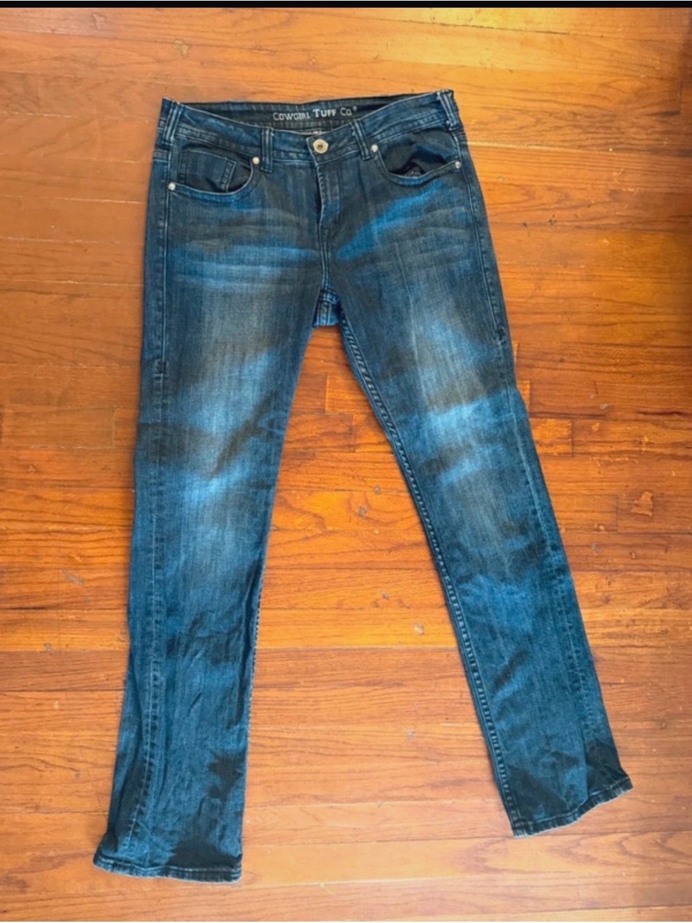 Cowgirl Tuff Women's Blue Slim Stretch Jeans